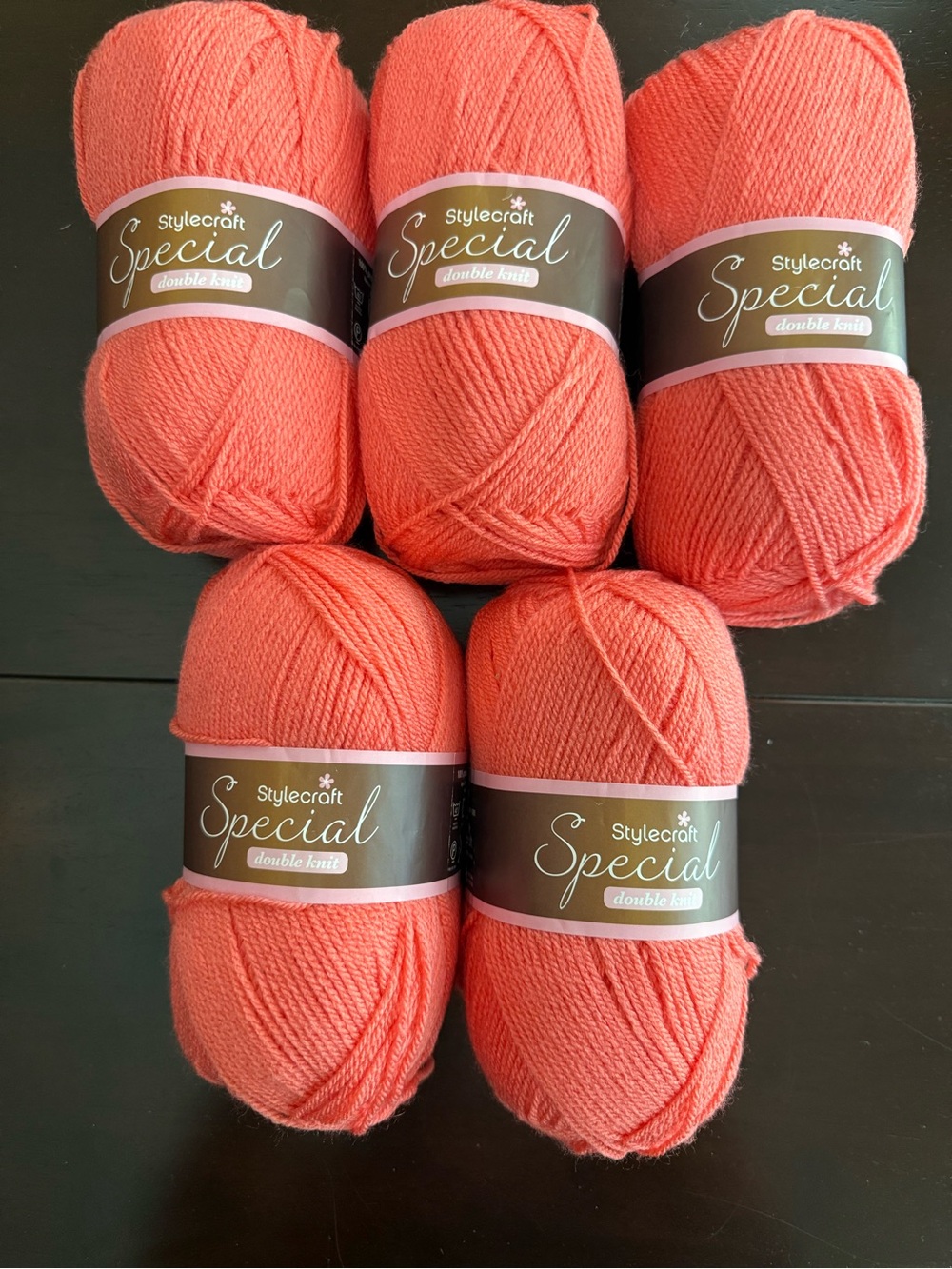 Stylecraft Special Double Knit Yarn - Coral /Shrimp (5 Skeins)